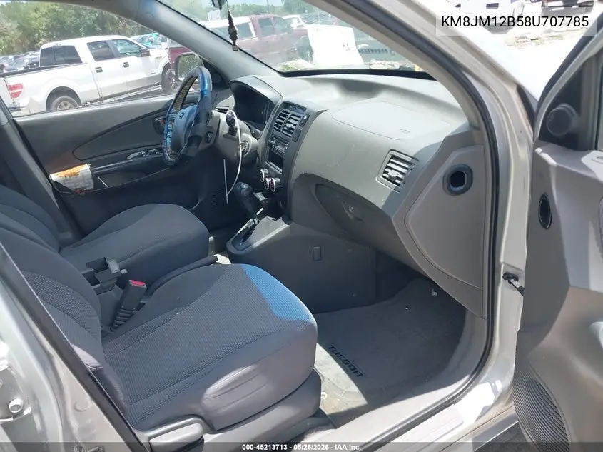 2008 Hyundai Tucson Gls VIN: KM8JM12B58U707785 Lot: 45213713