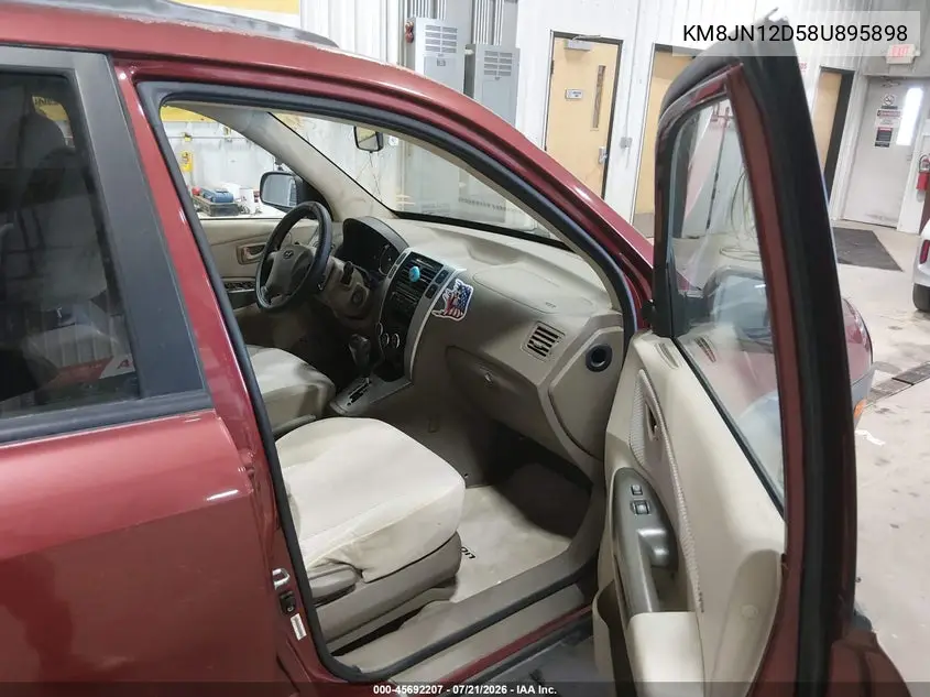 2008 Hyundai Tucson Limited V6/Se VIN: KM8JN12D58U895898 Lot: 45692207