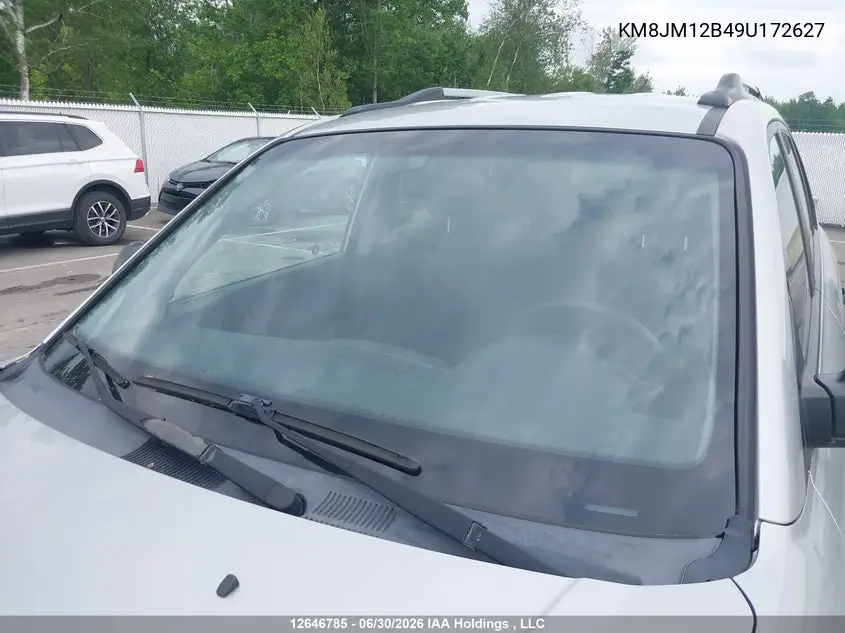 2009 Hyundai Tucson VIN: KM8JM12B49U172627 Lot: 12646785