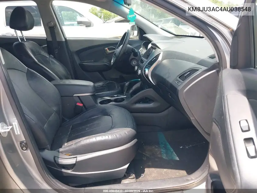 2010 Hyundai Tucson Limited VIN: KM8JU3AC4AU038548 Lot: 45648433
