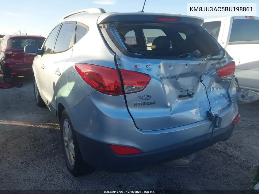 KM8JU3AC5BU198861 2011 Hyundai Tucson Gls