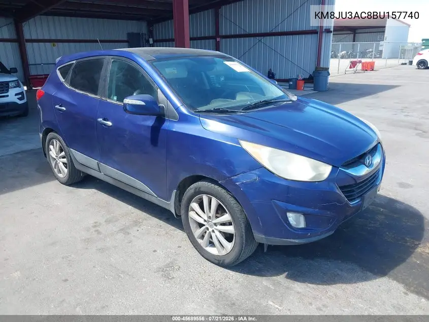 2011 Hyundai Tucson Limited VIN: KM8JU3AC8BU157740 Lot: 45689556