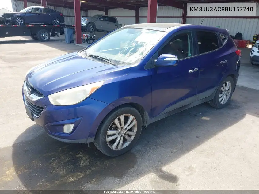 2011 Hyundai Tucson Limited VIN: KM8JU3AC8BU157740 Lot: 45689556