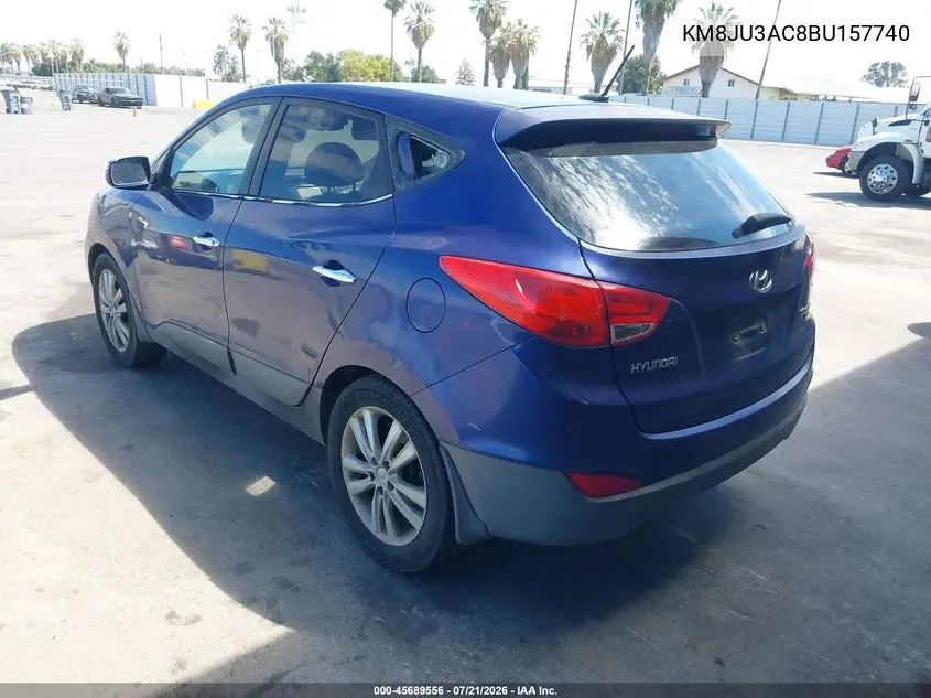 2011 Hyundai Tucson Limited VIN: KM8JU3AC8BU157740 Lot: 45689556