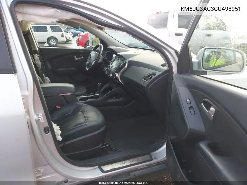 KM8JU3AC3CU498951 2012 Hyundai Tucson Limited