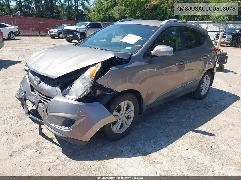 KM8JU3AC0CU508075 2012 Hyundai Tucson Gls