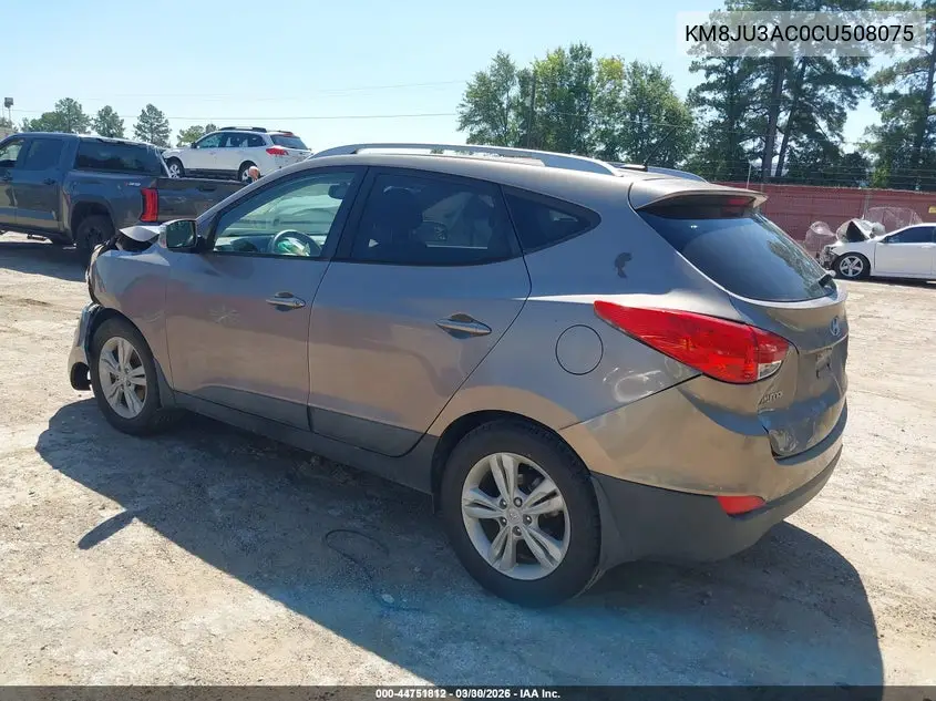 KM8JU3AC0CU508075 2012 Hyundai Tucson Gls