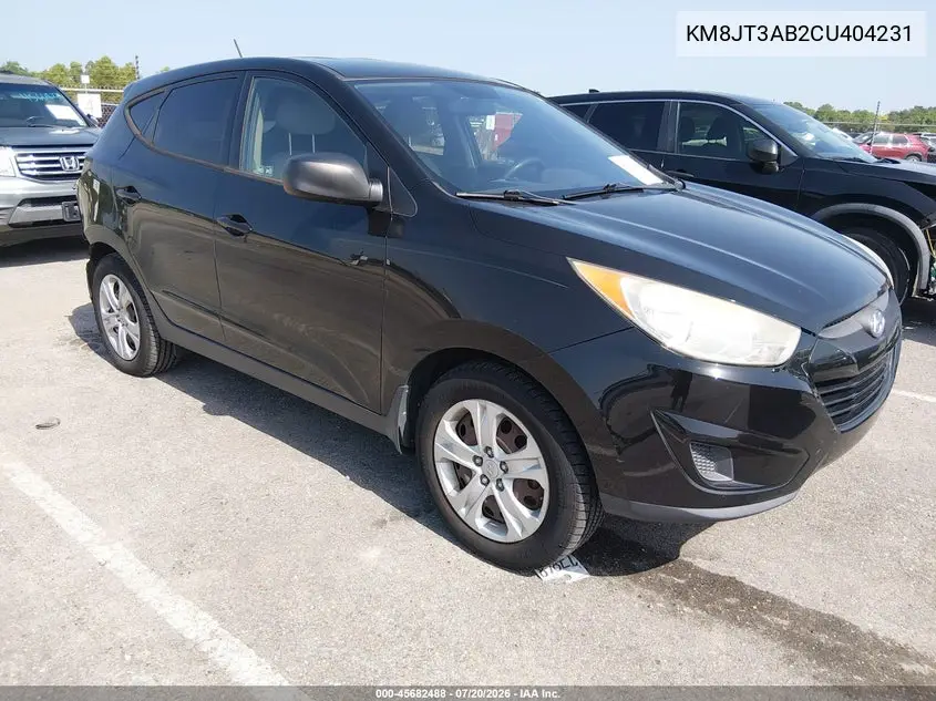 2012 Hyundai Tucson Gl VIN: KM8JT3AB2CU404231 Lot: 45682488
