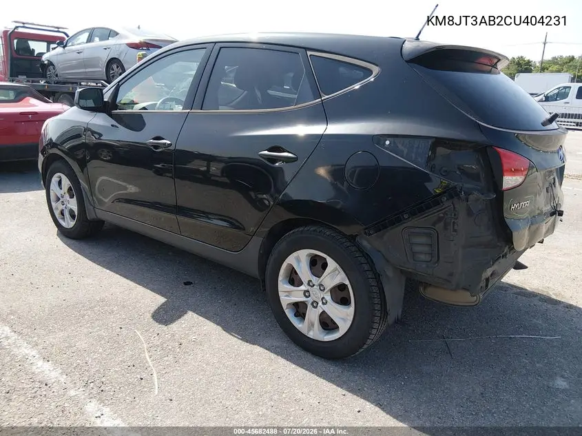 2012 Hyundai Tucson Gl VIN: KM8JT3AB2CU404231 Lot: 45682488