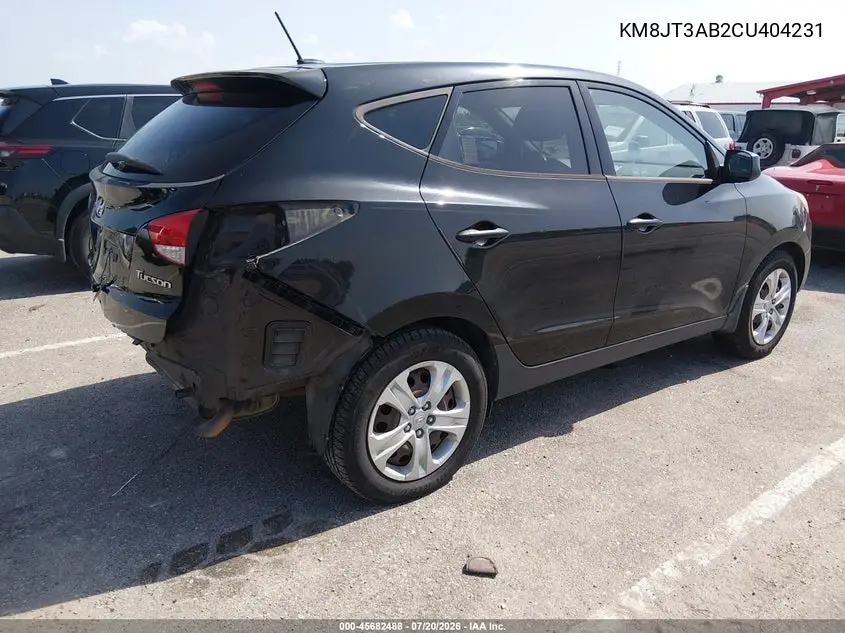 2012 Hyundai Tucson Gl VIN: KM8JT3AB2CU404231 Lot: 45682488