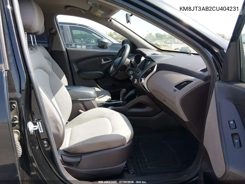 2012 Hyundai Tucson Gl VIN: KM8JT3AB2CU404231 Lot: 45682488