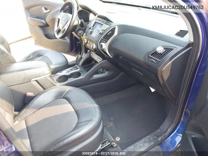2013 Hyundai Tucson Gls/Limited VIN: KM8JUCAC2DU549762 Lot: 30085874