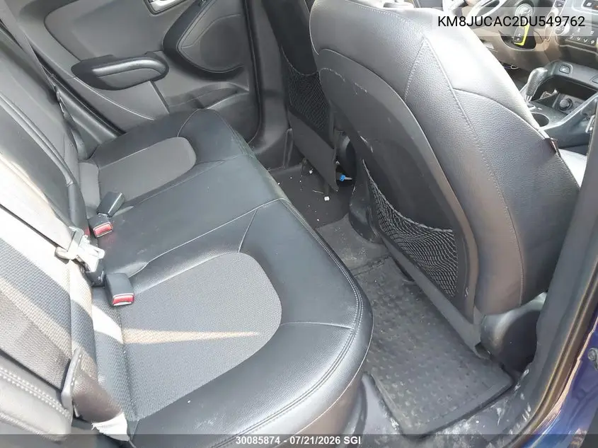 2013 Hyundai Tucson Gls/Limited VIN: KM8JUCAC2DU549762 Lot: 30085874
