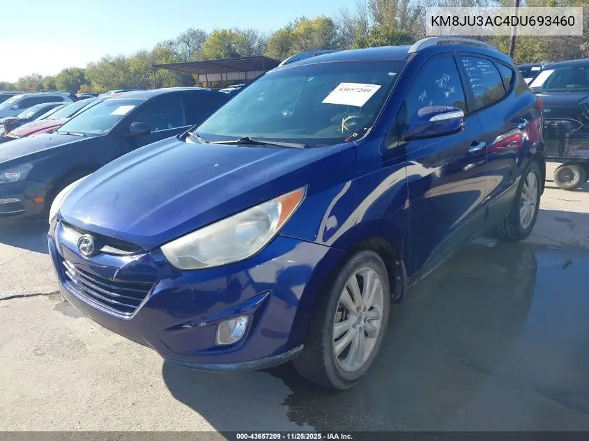 KM8JU3AC4DU693460 2013 Hyundai Tucson Limited