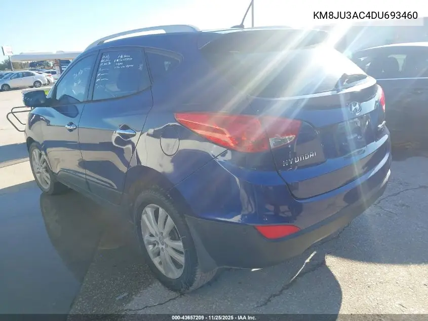 KM8JU3AC4DU693460 2013 Hyundai Tucson Limited