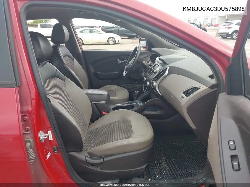 2013 Hyundai Tucson Gls VIN: KM8JUCAC3DU575898 Lot: 45299658