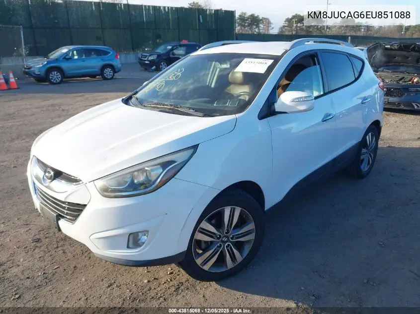 KM8JUCAG6EU851088 2014 Hyundai Tucson Limited