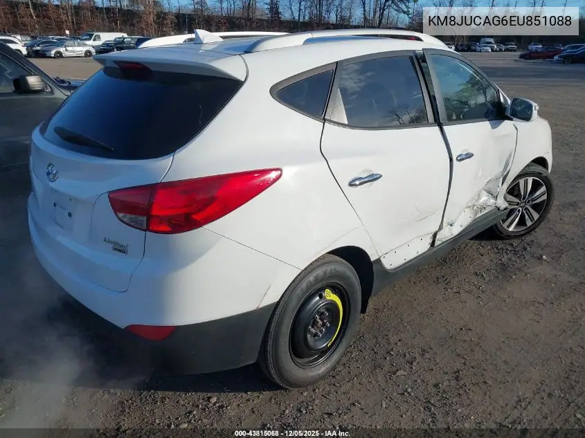 KM8JUCAG6EU851088 2014 Hyundai Tucson Limited