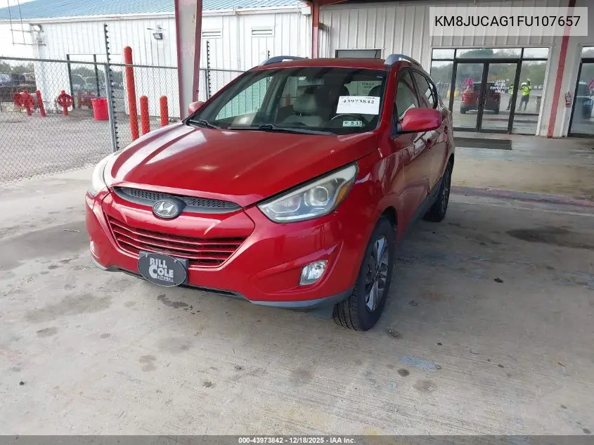 KM8JUCAG1FU107657 2015 Hyundai Tucson Se