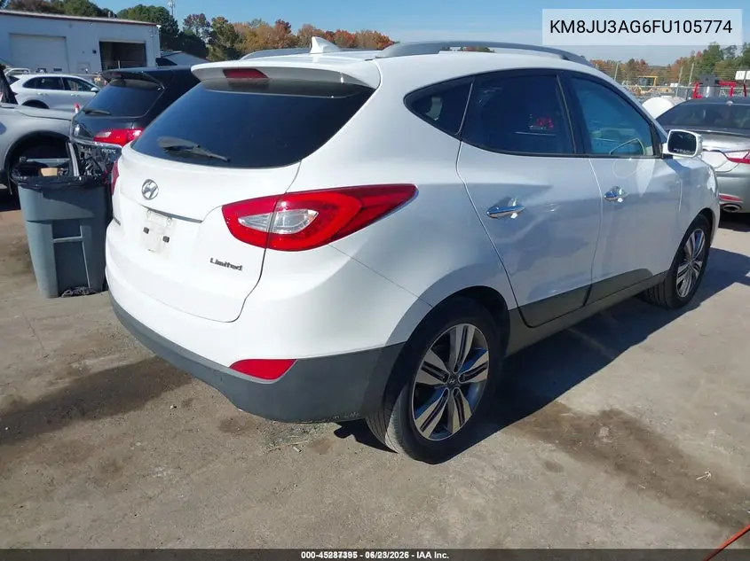 KM8JU3AG6FU105774 2015 Hyundai Tucson Limited