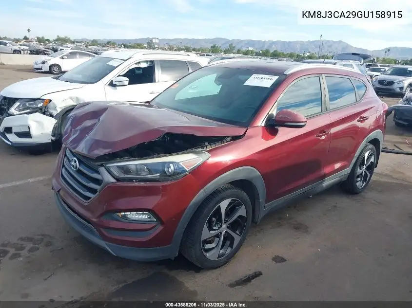 KM8J3CA29GU158915 2016 Hyundai Tucson Sport