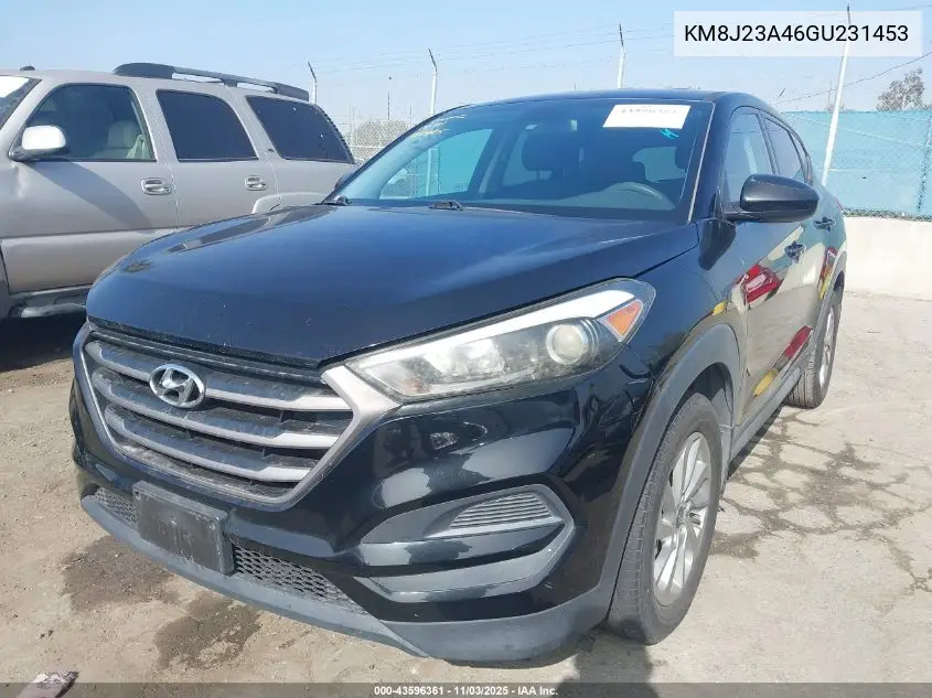 KM8J23A46GU231453 2016 Hyundai Tucson Se