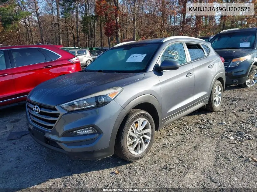 KM8J33A49GU202526 2016 Hyundai Tucson Se