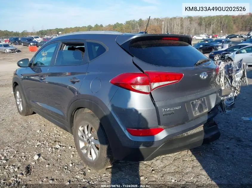 KM8J33A49GU202526 2016 Hyundai Tucson Se