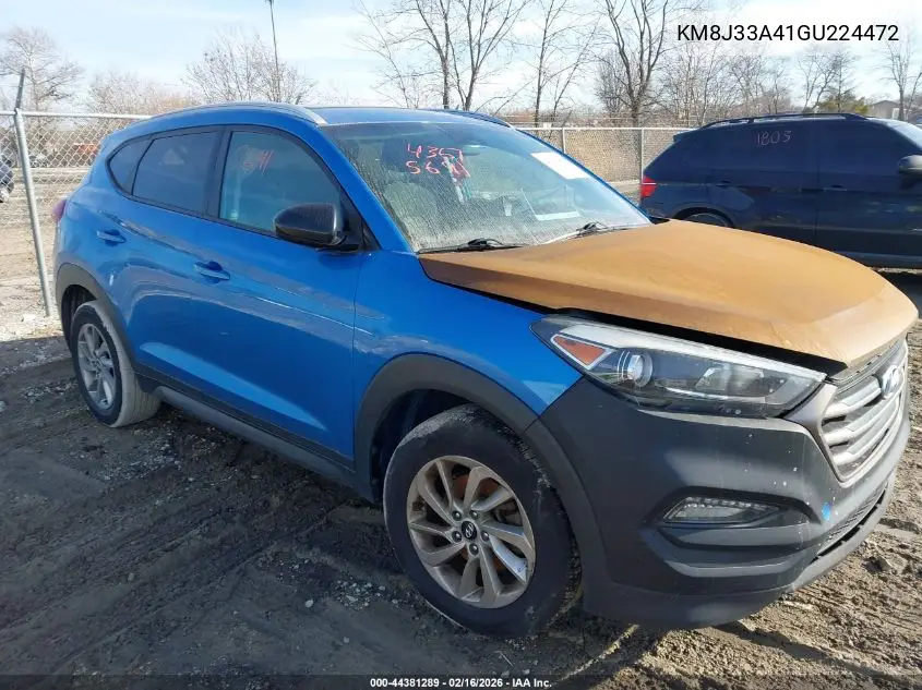 KM8J33A41GU224472 2016 Hyundai Tucson Se