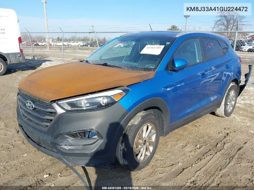KM8J33A41GU224472 2016 Hyundai Tucson Se