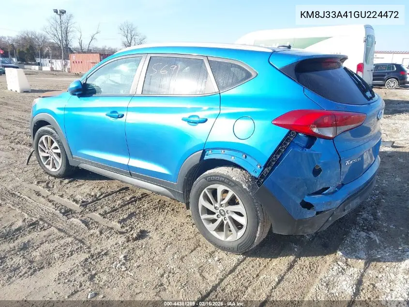 KM8J33A41GU224472 2016 Hyundai Tucson Se
