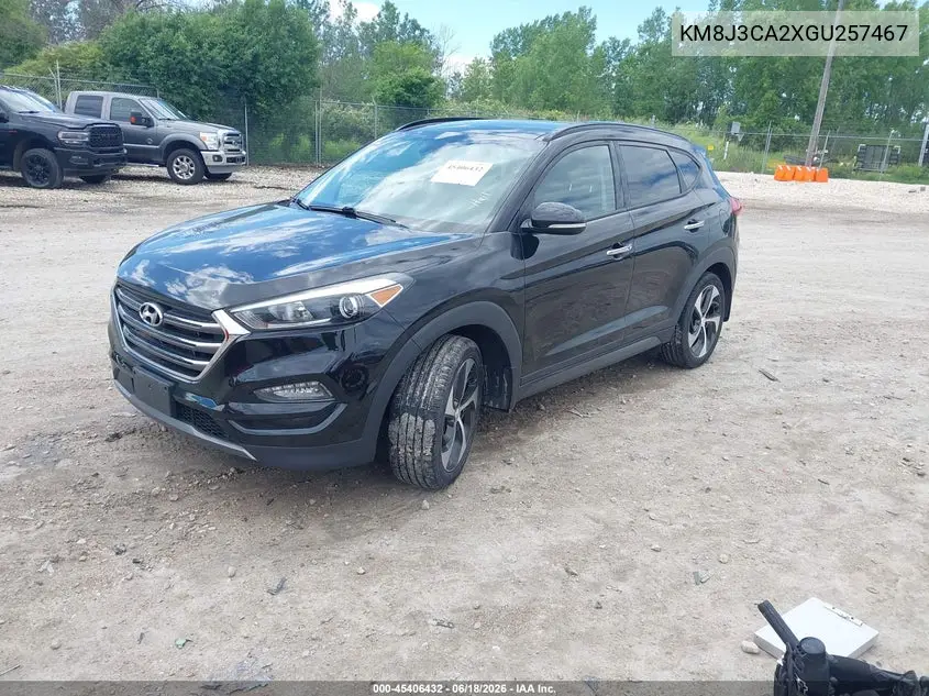 2016 Hyundai Tucson Limited VIN: KM8J3CA2XGU257467 Lot: 45406432