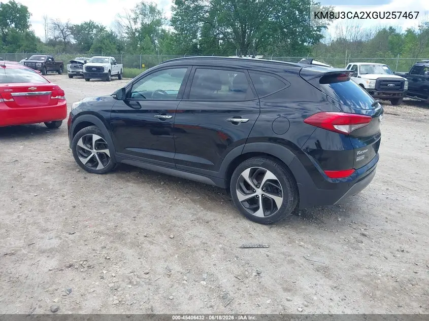 2016 Hyundai Tucson Limited VIN: KM8J3CA2XGU257467 Lot: 45406432