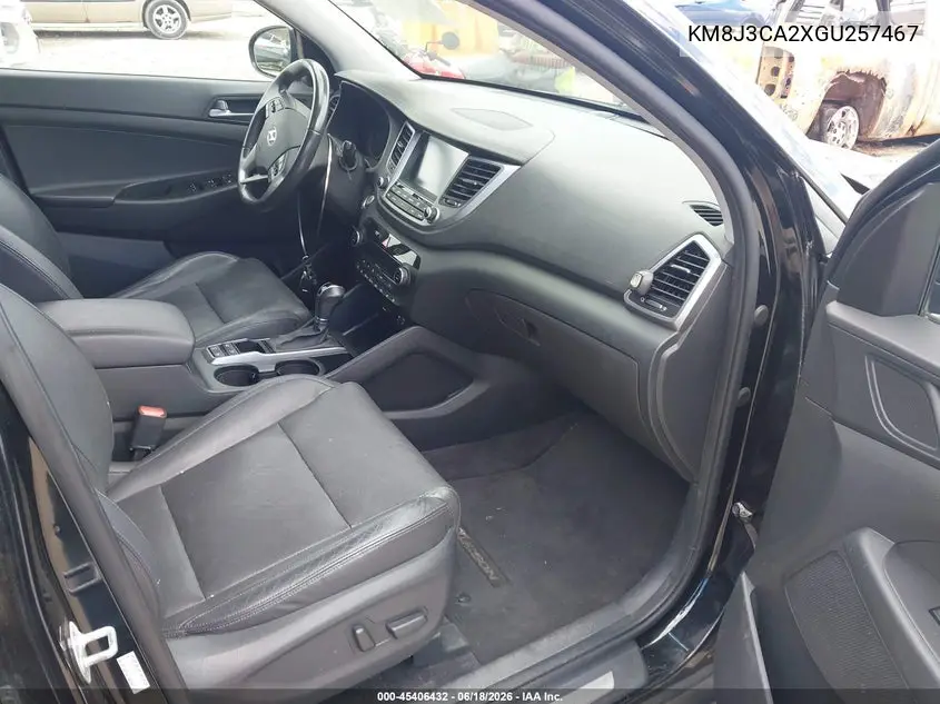 2016 Hyundai Tucson Limited VIN: KM8J3CA2XGU257467 Lot: 45406432