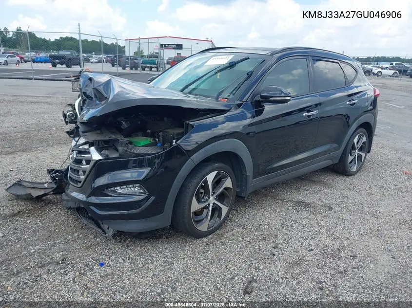 2016 Hyundai Tucson Limited VIN: KM8J33A27GU046906 Lot: 45548604