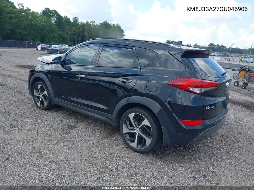 2016 Hyundai Tucson Limited VIN: KM8J33A27GU046906 Lot: 45548604