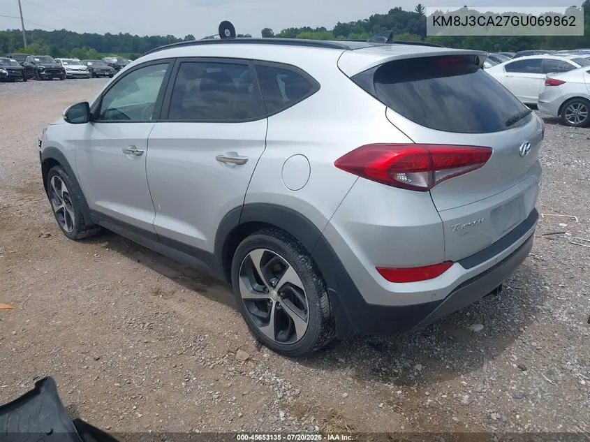2016 Hyundai Tucson Limited VIN: KM8J3CA27GU069862 Lot: 45653135