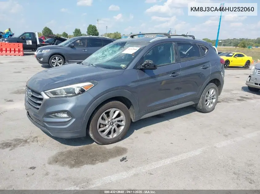 KM8J3CA46HU252060 2017 Hyundai Tucson Se