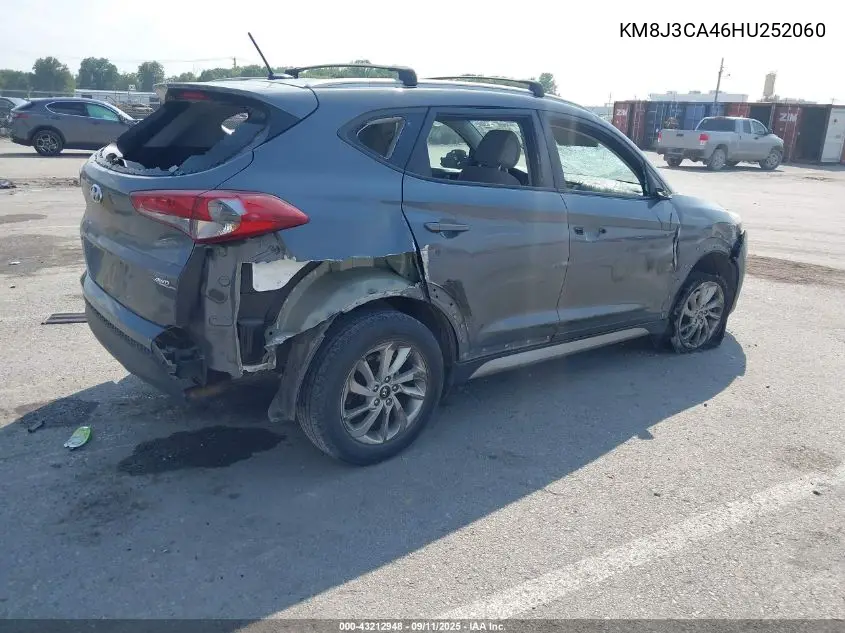KM8J3CA46HU252060 2017 Hyundai Tucson Se