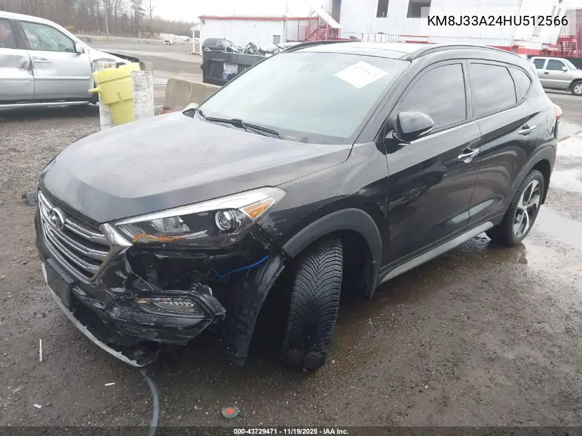 KM8J33A24HU512566 2017 Hyundai Tucson Limited