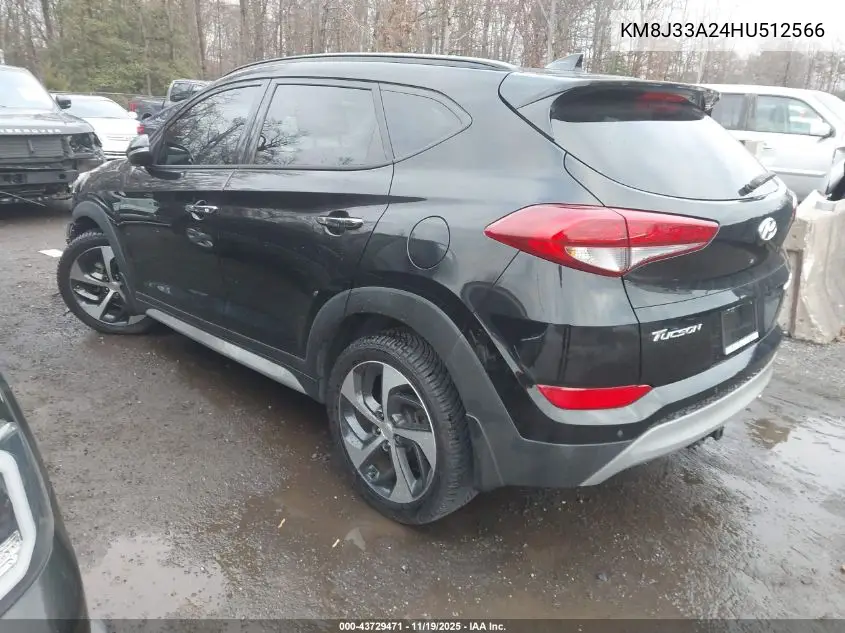 KM8J33A24HU512566 2017 Hyundai Tucson Limited