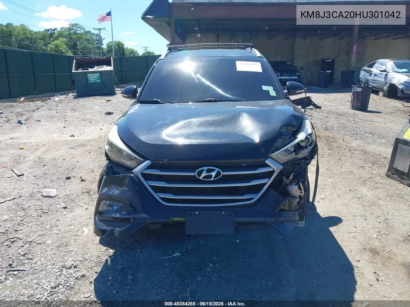 2017 Hyundai Tucson Sport VIN: KM8J3CA20HU301042 Lot: 45384285