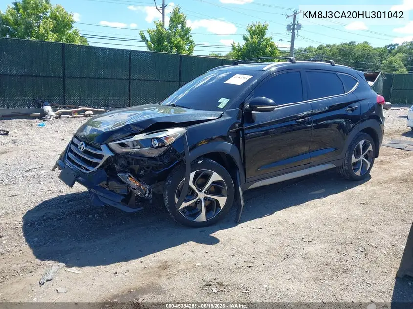 2017 Hyundai Tucson Sport VIN: KM8J3CA20HU301042 Lot: 45384285