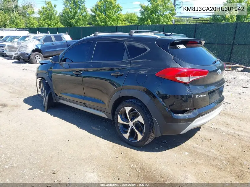 2017 Hyundai Tucson Sport VIN: KM8J3CA20HU301042 Lot: 45384285