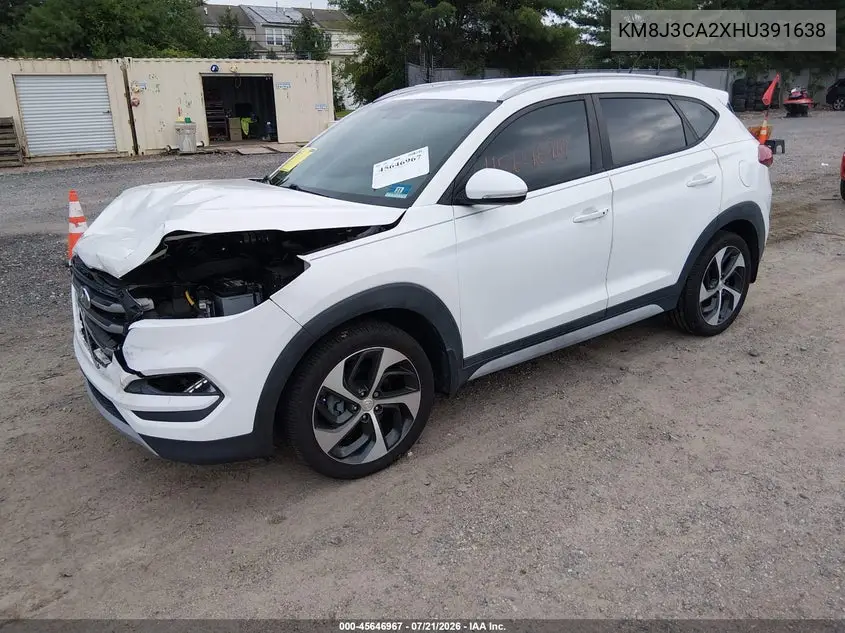 2017 Hyundai Tucson Sport VIN: KM8J3CA2XHU391638 Lot: 45646967
