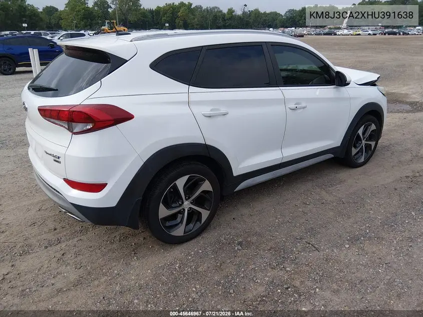 2017 Hyundai Tucson Sport VIN: KM8J3CA2XHU391638 Lot: 45646967