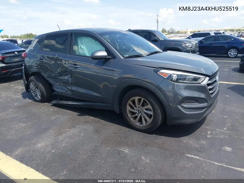 2017 Hyundai Tucson Se VIN: KM8J23A4XHU525519 Lot: 45687211