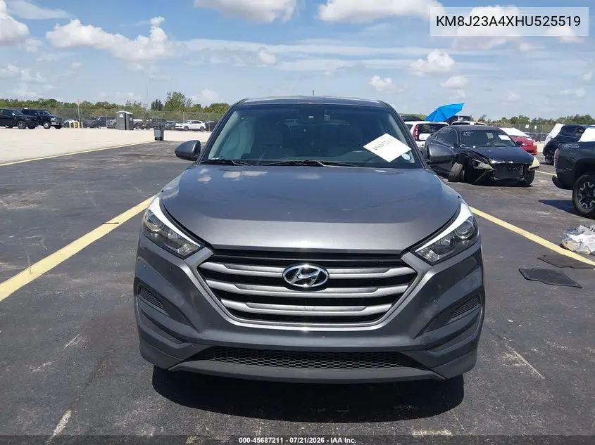 2017 Hyundai Tucson Se VIN: KM8J23A4XHU525519 Lot: 45687211