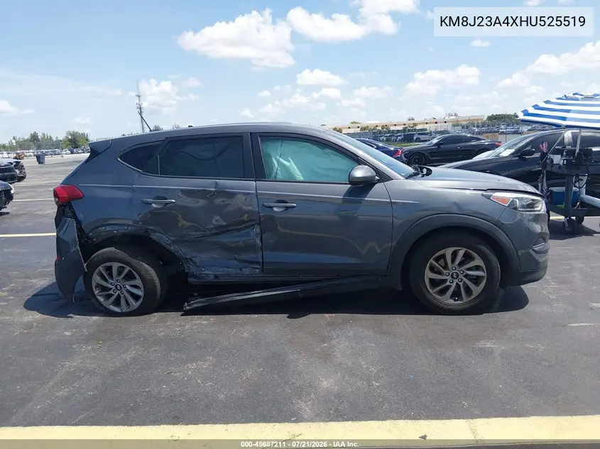 2017 Hyundai Tucson Se VIN: KM8J23A4XHU525519 Lot: 45687211
