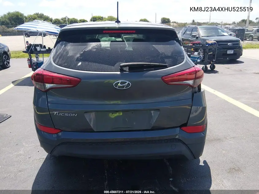2017 Hyundai Tucson Se VIN: KM8J23A4XHU525519 Lot: 45687211